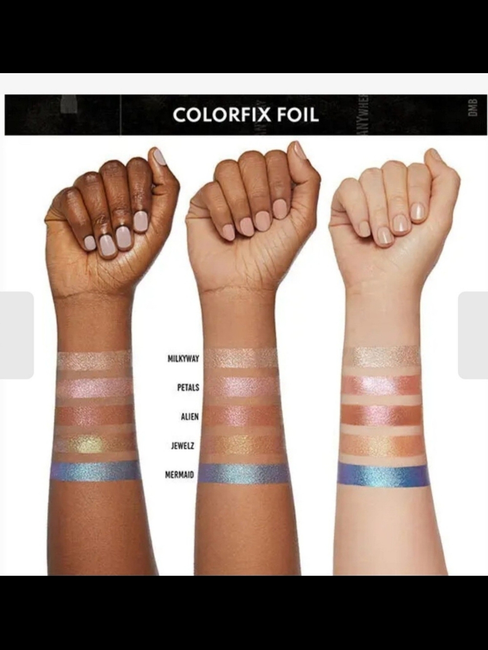 DANESSA MYRICKS ColorFix Foils Waterproof Liquid Glitter Pigment In MilkyWay NIB - Picture 2 of 5